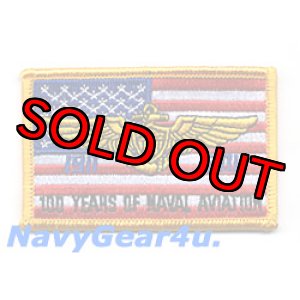 画像: 米海軍航空100周年NAVAL AVIATON CENTENNIAL記念フラッグパッチ（デッドストック）