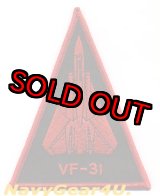 画像: VF-31 TOMCATTERS ショルダートライアングルパッチ（レッドVer.）