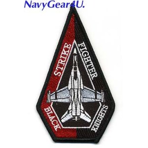 画像: VFA-154 BLACK KNIGHTS F/A-18Fショルダーパッチ(ベルクロ有無)