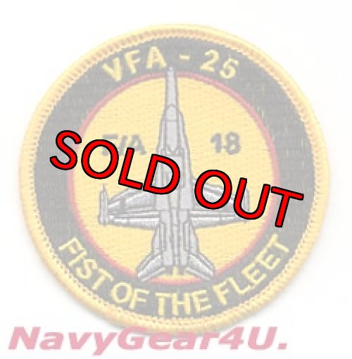画像1: VFA-25 FIST OF THE FLEET F/A-18Cショルダーバレットパッチ