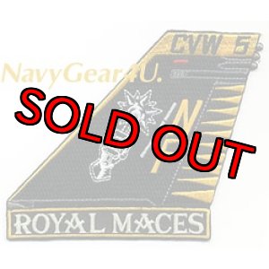 画像: VFA-27 ROYAL MACES NF200 CAGバード垂直尾翼パッチ
