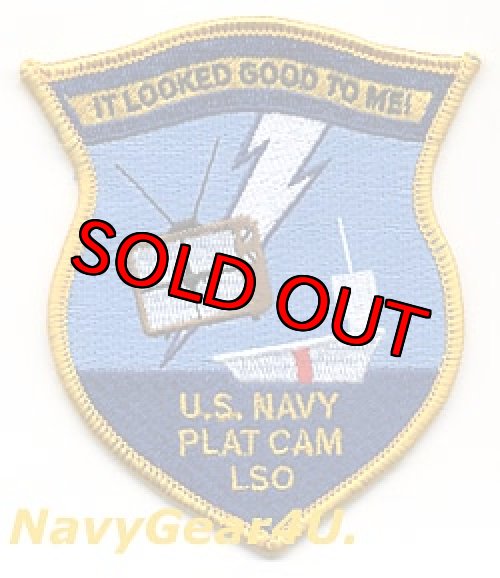 画像1: U.S.NAVY PLAT CAM LSOパッチ