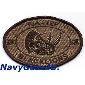 画像: VFA-213 BLACK LIONS F/A-18Fショルダーマスコットパッチ(デザート)