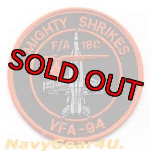 画像: VFA-94 MIGHTY SHRIKES F/A-18Cショルダーバレットパッチ