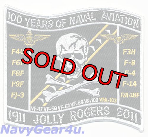 画像1: VFA-103 JOLLY ROGERS米海軍航空100周年記念パッチ