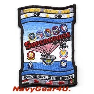 画像: CVW-2/CVN-72 スーパークルーズ 2008記念パッチ（デッドストック）
