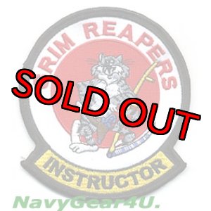 画像: VF-101 GRIM REAPERS教官用トムキャットマスコットパッチ