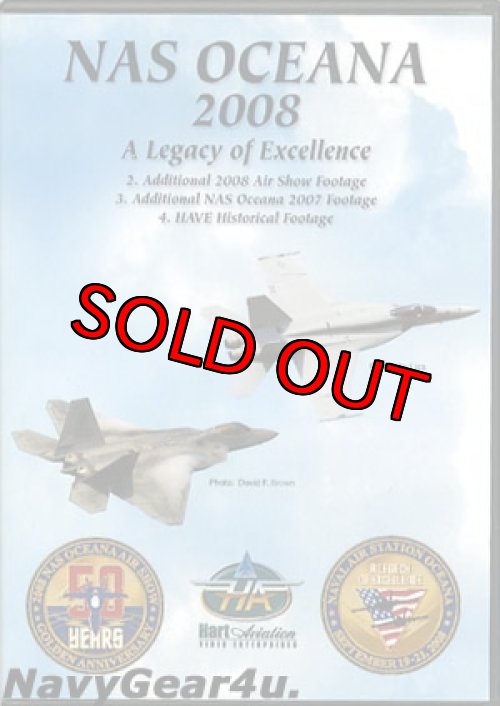 画像1: NAS OCEANA 2008 AIRSHOW "A Legacy of Excellence"エアショーDVD