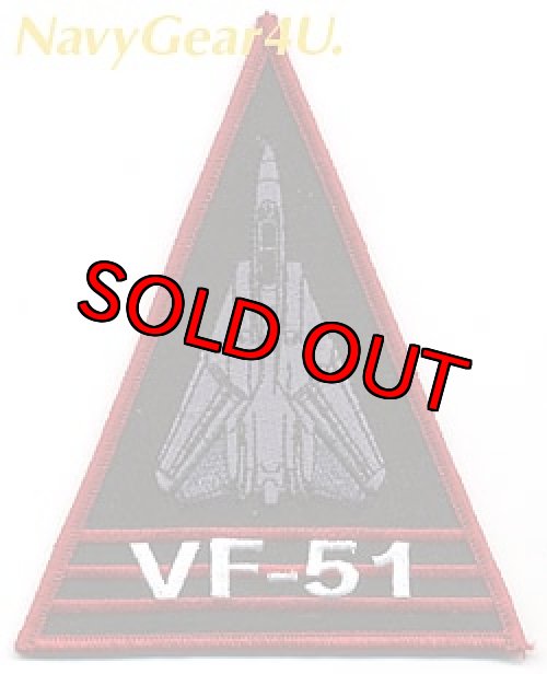 画像1: VF-51 SCREEMING EAGLES F-14ショルダートライアングルパッチ（Ver.2）