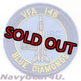 画像: VFA-146 BLUE DIAMONDS F/A-18Cショルダーバレットパッチ