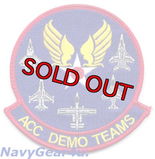 画像1: USAF ACC DEMOチームパッチ（ベルクロ付き）