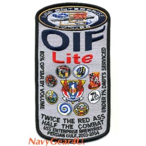 画像: CVW-1/CVN-65ペルシャ湾クルーズOIF LITE 2003-2004記念パッチ(デッドストック）