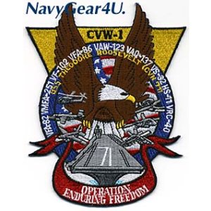 画像: CVW-1/CVN-71 OPERATION ENDUIRING FREEEDOMクルーズ2001記念パッチ（デッドストック）
