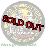 画像: VF-31 TOMCATTERS LAST TMOCAT WESTPAC BABY! 2004記念パッチ