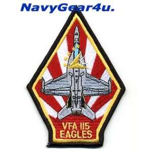 画像: VFA-115 EAGLES F/A-18Eショルダーパッチ（FDNF Ver./ベルクロ有無）