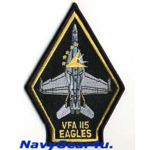 画像: VFA-115 EAGLES F/A-18Eショルダーパッチ(ベルクロ有無)