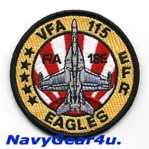 画像: VFA-115 EAGLES F/A-18Eショルダーバレットパッチ（在日部隊Ver.）
