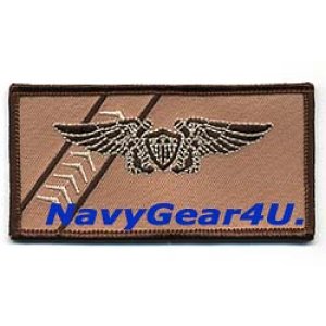 画像: VF/VFA-103 JOLLY ROGERS NFO（WSO）ネームタグ（デザート）