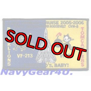 画像: VF-213/VF-31ラストトムキャットクルーズ2005-06記念パッチ