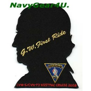 画像: CVW-5/CVN-73 Ｇ.W.ファーストライドWESTPAC 2008クルーズ記念パッチ