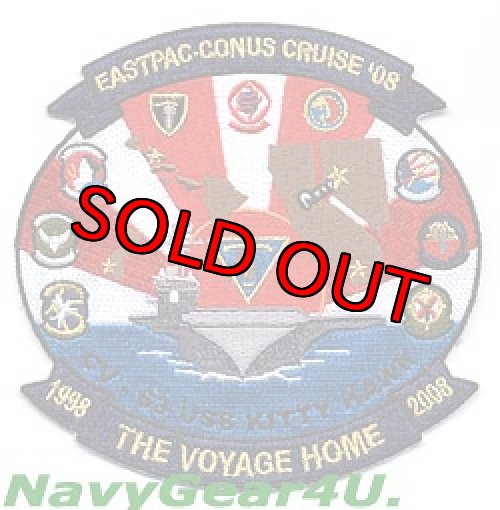 画像1: CVW-5/CV-63 EASTPAC-CONUS CRUISE2008記念パッチ（デッドストック）