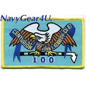 画像: CV-67 ジョン F.ケネディ100センチュリオンパッチ（デッドストック）