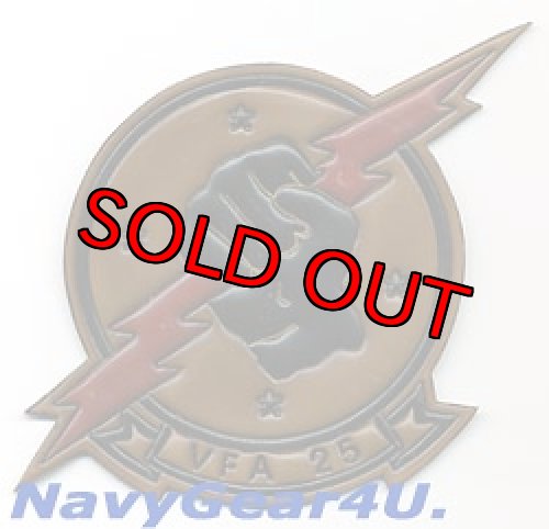画像1: VFA-25 FIST OF FLEET革製部隊パッチ（レザーパッチ）