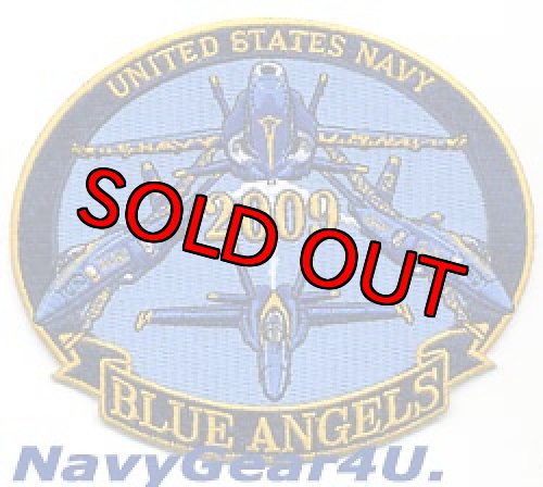 画像1: U.S.NAVY BLUE ANGELS 2009ツアー限定記念パッチ（4シップVer./デッドストック）