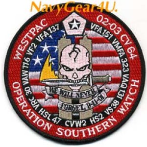 画像: CVW-2/CV-64 WESTPAC/OSW2002-2003クルーズパッチ（VFA-151）