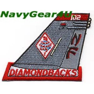 画像: VFA-102 DIAMONDBACKS NF102 飛行隊長機尾翼パッチ