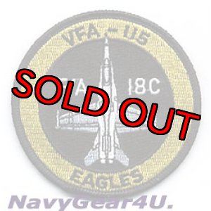 画像: VFA-115 EAGLES F/A-18Cショルダーバレットパッチ（初期Ver.）