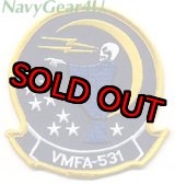 画像: VMFA-531 GRAY GHOSTS部隊パッチ