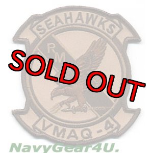 画像: VMAQ-4 SEAHAWKS部隊パッチ（デザート）