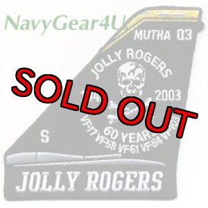 画像: VF-103 JOLLY ROGERS 部隊創設60周年記念尾翼パッチ