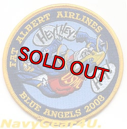 画像1: BLUE ANGELS FAT ALBERT AIRLINES 2008ツアー記念パッチ