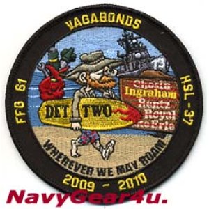 画像: HSL-37 Easy Riders DET-2 USS INGRAHAM 2009-2010年クルーズ記念パッチ（デッドストック）
