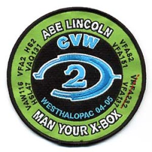 画像: CVW-2/CVN-72 WESTHALOPAC2004-05クルーズ記念パッチ（デッドストック）
