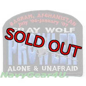 画像: VAQ-142 GRAY WOLVES DET BAGRAM アフガン2006-07記念パッチ