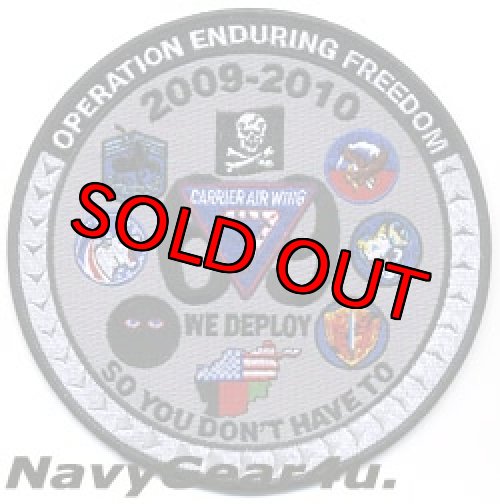 画像1: VFA-103/CVW-7/CVN-69 2009-2010年OEFコンバットクルーズ記念パッチ