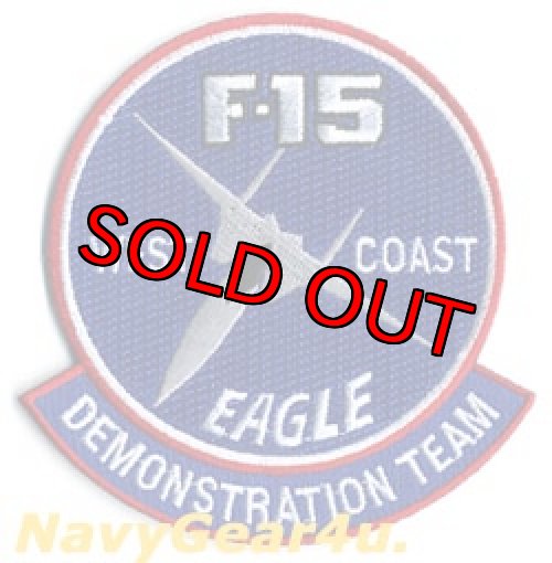 画像1: USAF ACC F-15 WEST COAST DEMO TEAMパッチ