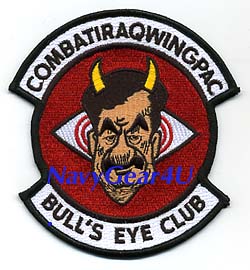 画像1: COMBATIRAQWINGPAC BULL'S EYE CLUBパッチ