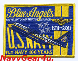 画像: ブルーエンジェルス米海軍航空100周年記念パッチ８枚セット