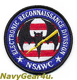 画像1: NSAWC ELECTRONIC RECONNAISSANCE DIVISIONパッチ（ベルクロ有無）