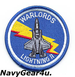 画像1: VMFAT-501 WARLORDS F-35Bショルダーバレットパッチ（ベルクロ有無）
