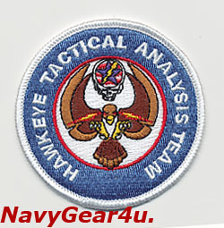 画像1: NSAWC/NAWDC HAWK EYE TACTICAL ANALYSIS TEAM（HETAT）パッチ（ベルクロ有無）