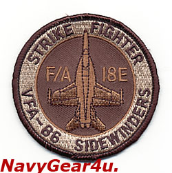画像1: VFA-86 SIDEWINDERS F/A-18Eショルダーバレットパッチ（デザート）