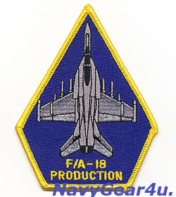 画像1: NAVAL TEST CENTER F/A-18 PRODUCTIONショルダーパッチ