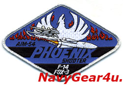 画像1: F-14 AIM-54 PHOENIX FOX-3 シューターパッチ