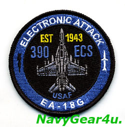 画像1: USAF 366FW/390ECS WILD BOARS EA-18Gショルダーバレットパッチ（ベルクロ有無）