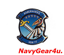 画像1: HSM-77 SABREHAWKS 3Dポッティングステッカー